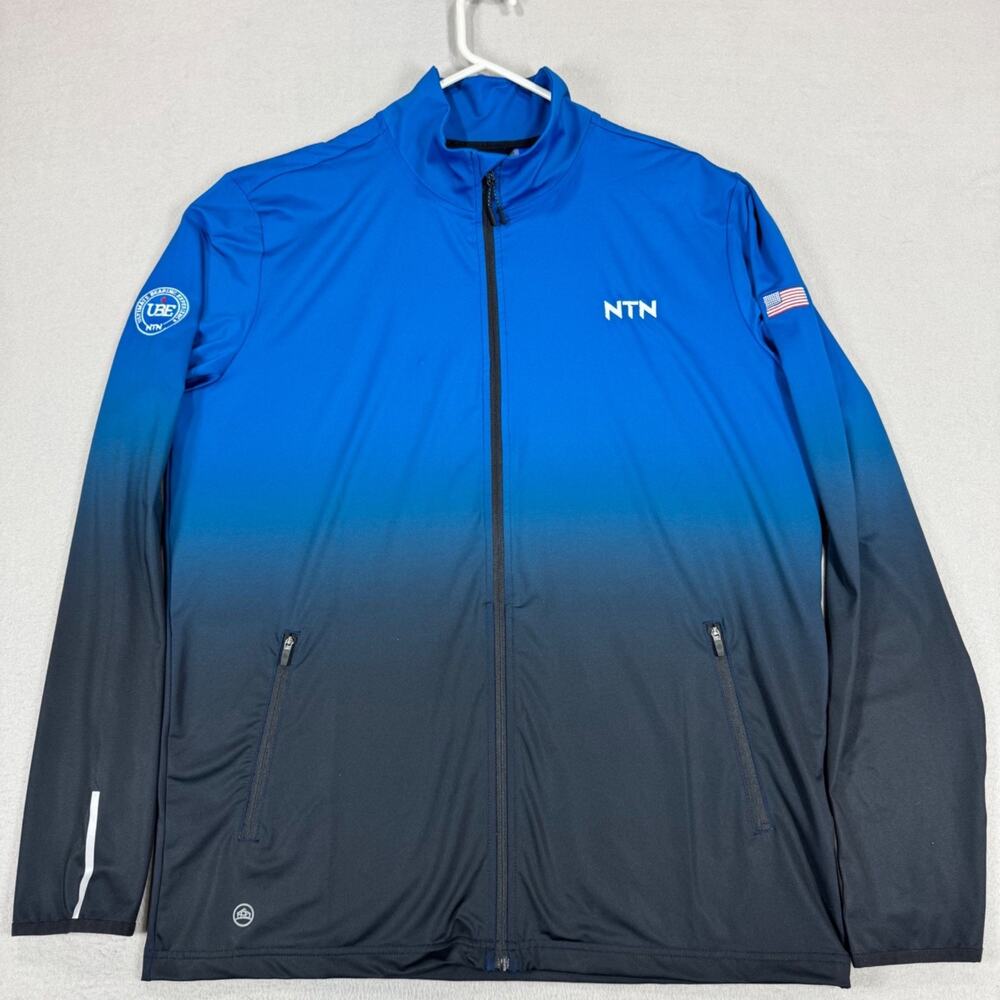 Stormtech Performance Jacket Mens XL Blue Ombre NTN UBE Logo Full Zip Bearings